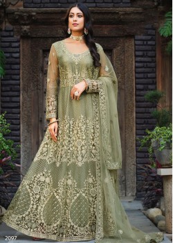  Green  Pure Butterfly Net Gown 
