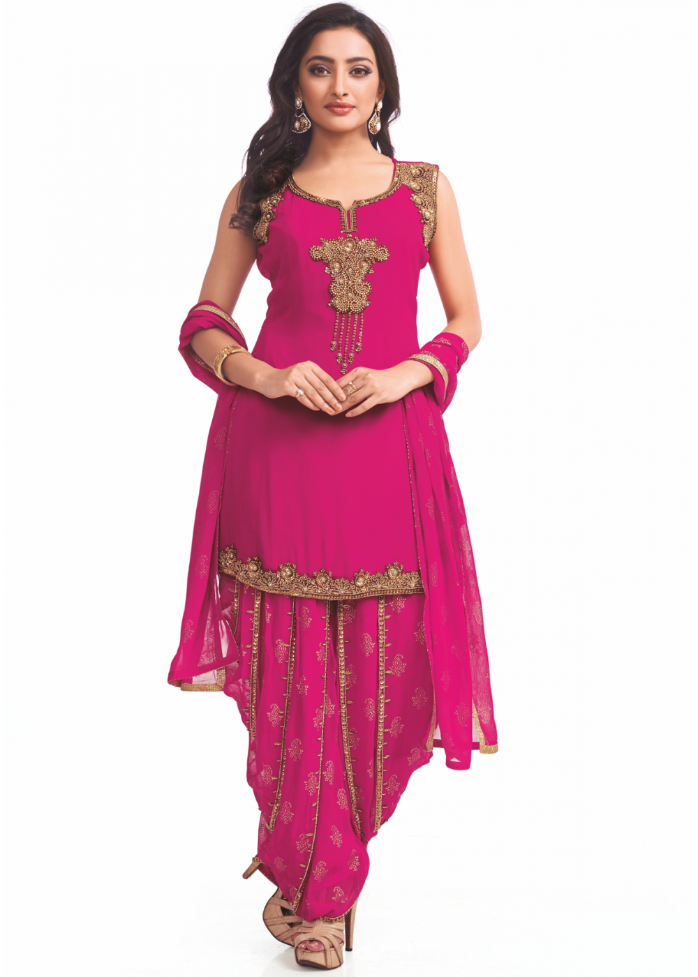 Pink Color Sharara Suit Design For Raksha Bandhan 2023