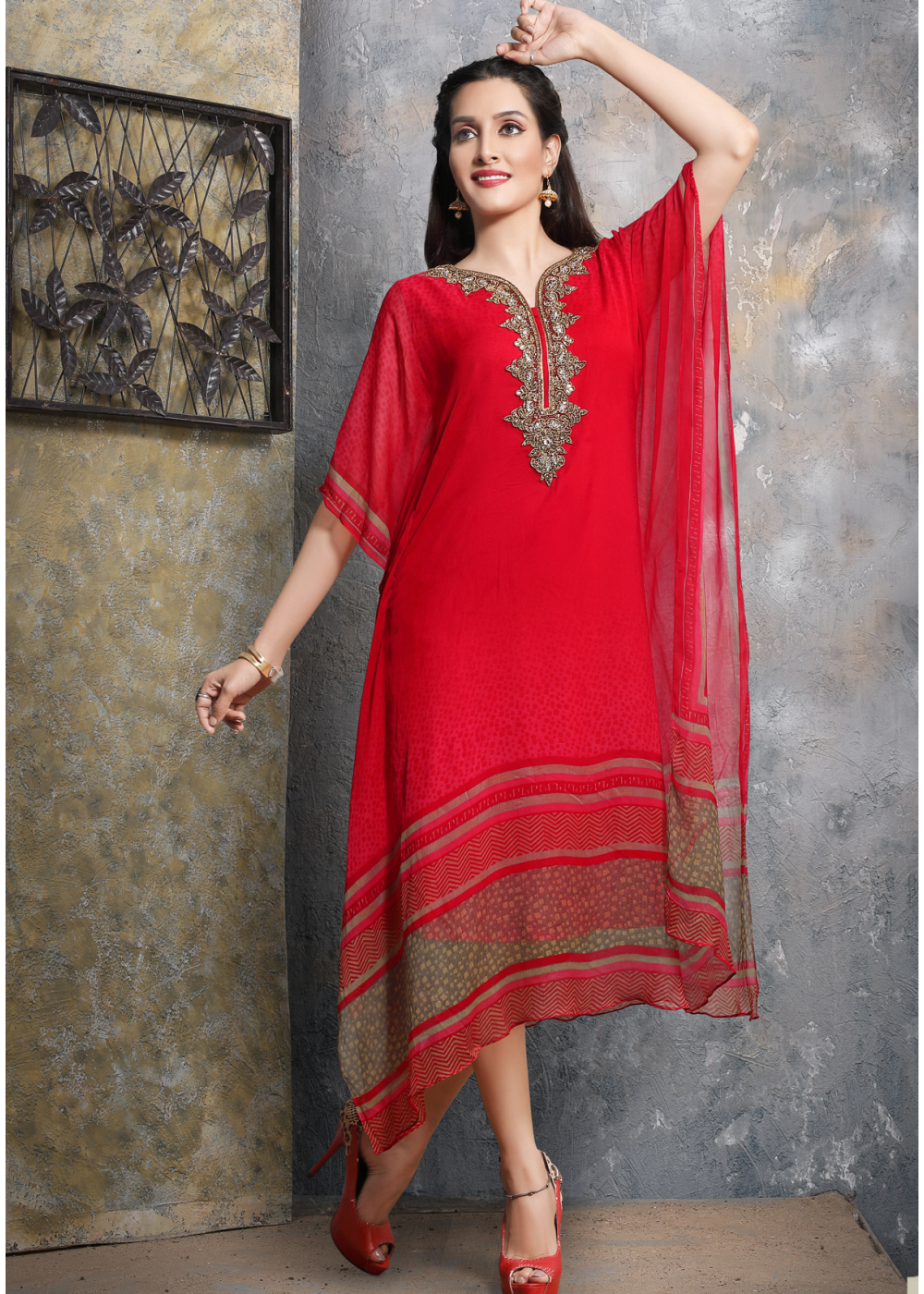 Chiffon kurti designs deals