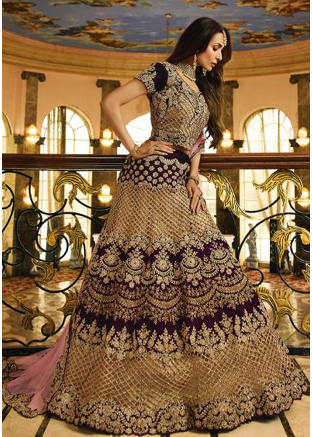 jacquard lehenga choli