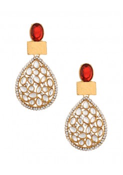 Dangler earrings with stones 