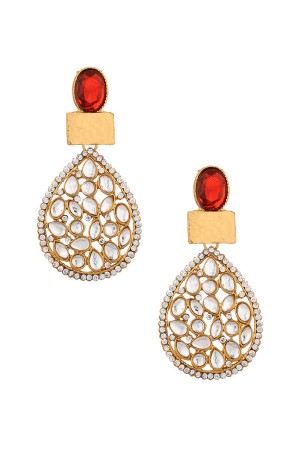 Dangler earrings with stones 