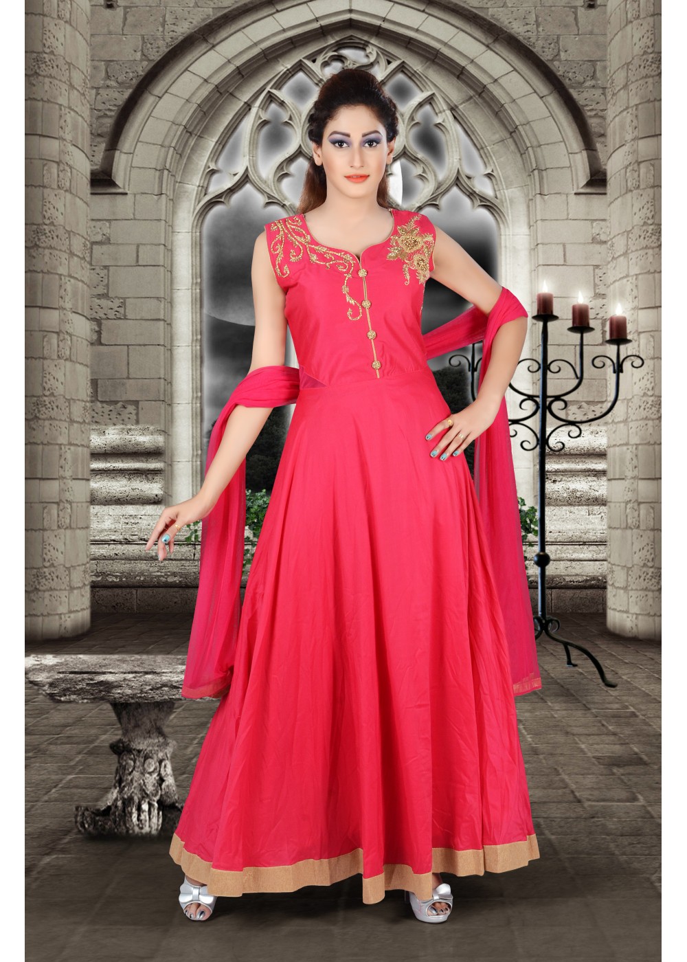 new designer anarkali dress