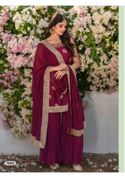 Designer Wine Color Sharara