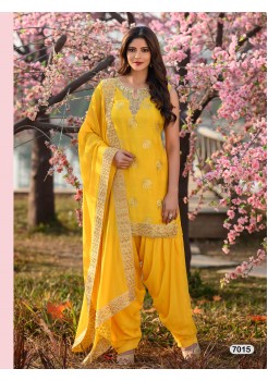 Designer Yellow Patiyala Salwar