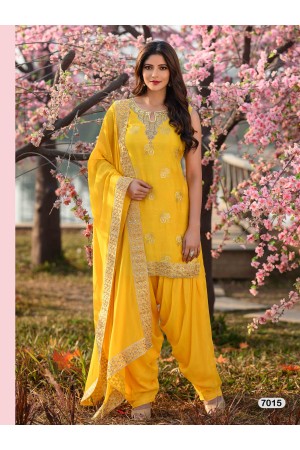 Designer Yellow Patiyala Salwar