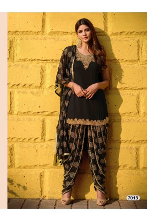 Designer Black Patiyala Salwar Dhoti