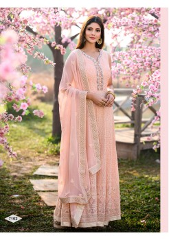 Pink Color Anarkali Gown